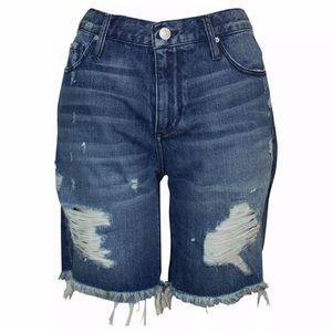 Black Orchid Shorts Denim Jean 26 Small Bermuda Boyfriend Crop Summer Boho NWT